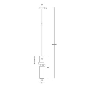 Подвесной светильник Maytoni MOD303PL-01CFL2